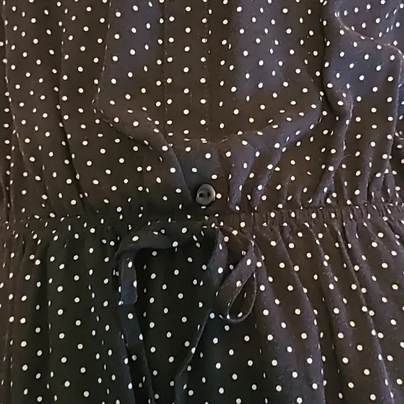 Justify black polka dot Dress size medium - Picture 7 of 7